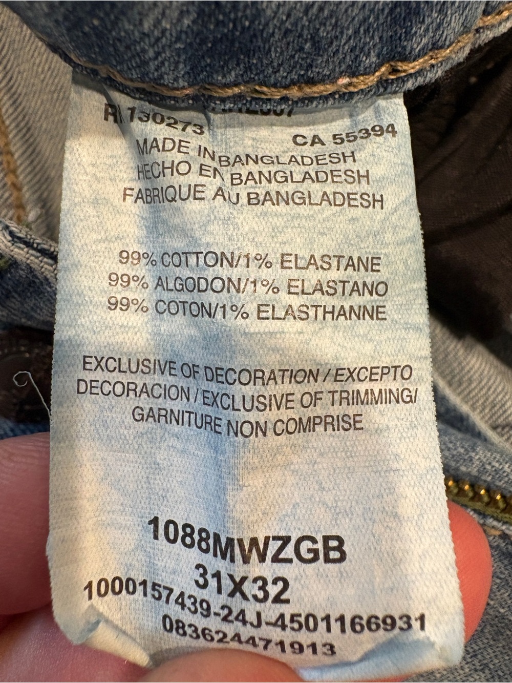 NWOT Men’s Wangler Retro Slim Straight Jeans, 31x32, Blue, Medium Wash - Picture 7 of 13